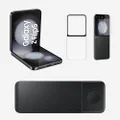 Samsung Galaxy Flip5 512GB Graphite + Trio Charger + Flipsuit Case (Transparent) + Front Protection Film - Starter Bundle