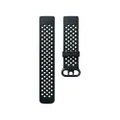 Fitbit FB168SBBKS Charge 3 Health & Fitness Tracker Sport Accessory Band, Small- Black