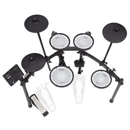 Roland TD-07DMK Electronic V-Drums Kit – Double-Ply All Mesh Head drum kit with superior expression – Bluetooth Audio & MIDI – USB for recording audio and MIDI data from the drumkit
