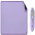Logitech G POP Wireless Mouse with Customizable Emoji, Daydream Mint & Studio Series Desk Mat, Lavender