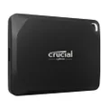 Crucial X10 Pro 1TB USB-C External Portable SSD with 2100MB/s Speed for PC MAC PS5 Xbox Android iPad Pro, Black