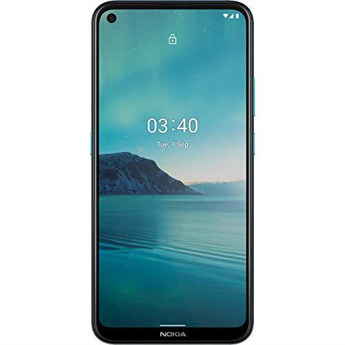 Nokia 3.4 | Android 10 | Unlocked Smartphone | 2-Day Battery | Dual SIM | US Version | 3/64GB | 6.39-Inch Screen | Triple Camera | Fjord Blue