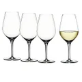 Spiegelau White Wine Glasses, Set of 4, Crystal, 420 ml, Authentis, 4400182
