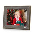 KODAK Classic Digital Photo Frame Wood 8013W, 8 inch Touch Screen Electronic Picture Frame Wifi Enabled, Cloud Storage, 16GB Internal Memory with Picture Music Video Function etc.