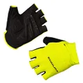 Endura Men's Xtract Cycling Mitt Glove - Pro Road Bike Gloves Hi-Viz Yellow, Small