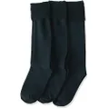 Jefferies Socks Little Girls' School Uniform Knee High (Pack of 3), Hunter, Small
