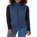 Amazon Essentials Women's Lightweight Water-Resistant Packable Puffer Vest, Navy, Small