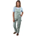 Liberty Womens Washed Duck Bib Overalls, Frosted Sage, Small