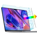 CUJINWIN 2 Pack Matte Anti-Glare Blue Light Filter Screen Protector for Newest MacBook Air 15.3" 2023 with M2 Chip (Model: A2941), Anti-Scratch Laptop Screen Protective Film (HD)