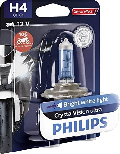 Philips Crystal Vision Ultra H4 12V globe - single blister pack
