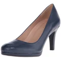 Naturalizer Womens Michelle Michelle Blue/Navy Leather Size: 6.5 US