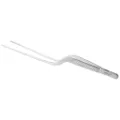 Mercer Culinary M35237 Offset Precision Plus Chef Plating Tong, 7-7/8 inch, Stainless