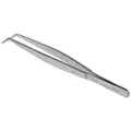 Mercer Culinary M35244 Fine Tip Curved Precision Plus Chef Plating Tong, 6-1/8 inch, Stainless