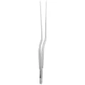 Mercer Culinary M35236 Offset Precision Plus Chef Plating Tong, 6-1/2 inch, Stainless