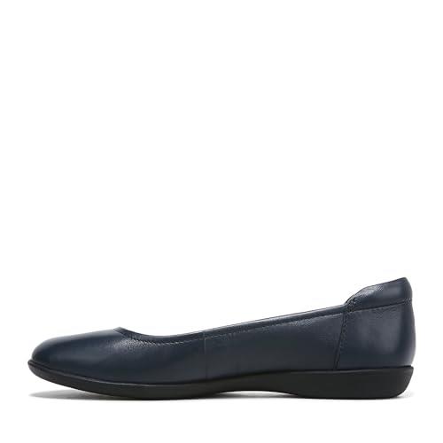 Naturalizer Women's, Flexy Flat, Navy Leather, 7 Wide