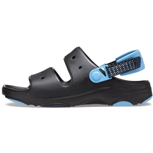 Crocs Unisex Adult Classic All-Terrain Flip Flops Clog Sandal, Blue, Size M12 US
