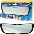 Angel View New Improved Wide-Angle Rearview Mirror AS-SEEN-ON-TV Reduce Blind Spots, Installs in Seconds, Fits Most Cars, SUVs & Trucks