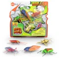 HEXBUG Real Bugs Nanos 5 Pack, Fake Insect Toy Figures, Vibration Powered Critters, for Boys and Girls, 3 Years Old and Up