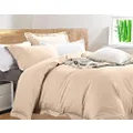 Ramesses 400 Thread Count Antibacterial Bamboo Egyptian Cotton Quilt Cover Set, King, Cameo Rose