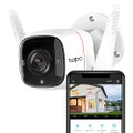 TP-Link Tapo Outdoor Security Camera, Wireless, 2K QHD, Night Vision, IP66, SD Card Slot, Smart AI Detection, Vioce Control, No hub required (Tapo C320WS)