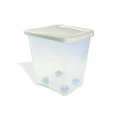 Van Ness 25 Pound Pet Food Storage Container with Fresh-Tite Seal and Wheels