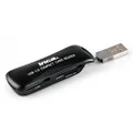 Inca Card Reader Pen USB2.0 SD mSD Pen SD and Micro SD USB; Reader Inca USB 2.0 Compact Card Reader for SD mSD SD and Micro SD, Black (560965)
