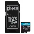 Kingston 512GB microSDXC Canvas Go Plus 170MB/s Read UHS-I, C10, U3, V30, A2/A1 Memory Card + Adapter (SDCG3/512GB)