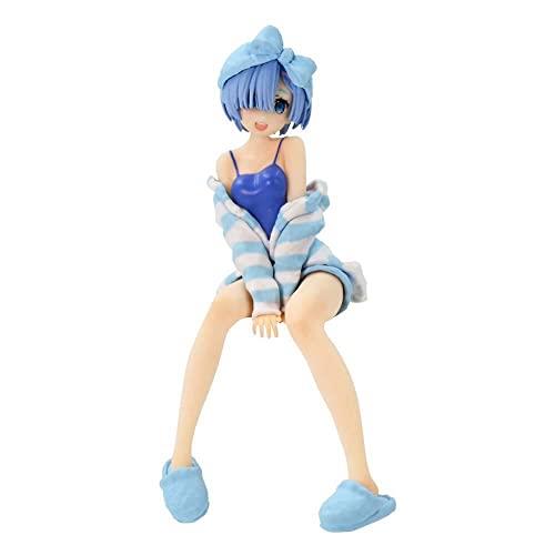 Furyu Re:Zero Starting Life in Another World Noodle Stopper Figure Rem Room Wear Another Color Version (re-Run)