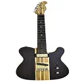 Wolf Guitars Australia T-Dawg-H Left Hand Guitar with Wolf Hard Case, 25.5-Inch Scale Length