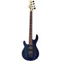 Wolf Guitars Australia Moonray-5 Blue Left Hand Guitar with Wolf Hard Case, 34-Inch Scale Length