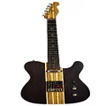 Wolf Guitars Australia T-Dawg Right Hand Guitar with Wolf Hard Case, 25.5-Inch Scale Length