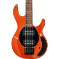 Wolf Guitars Australia Moonray-5 Orange Right Hand Guitar with Wolf Hard Case, 34-Inch Scale Length