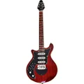 Wolf Guitars Australia Monarch Left Hand Guitar with Wolf Hard Case, 25-Inch Scale Length