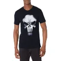 Marvel The Punisher Men's No Sweat T-Shirt, Black, XX-Large