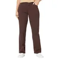 Lee Women's Relaxed-Fit All Day Pant, Roasted Chestnut, 6 Medium