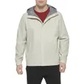 Tommy Hilfiger Men's Waterproof Breathable Hooded Jacket, Ice, X-Large