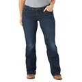 Wrangler Women's Willow Mid Rise Boot Cut Ultimate Riding Jean, Maggie, 7W x 32L
