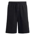adidas Sportswear Future Icons Logo 8-Inch Kids' Shorts, Black, 7-8 Years