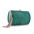 Womens Evening Clutch Bag Designer Evening Handbag,Lady Party Clutch Purse, Great Gift Choice Green Size: Small