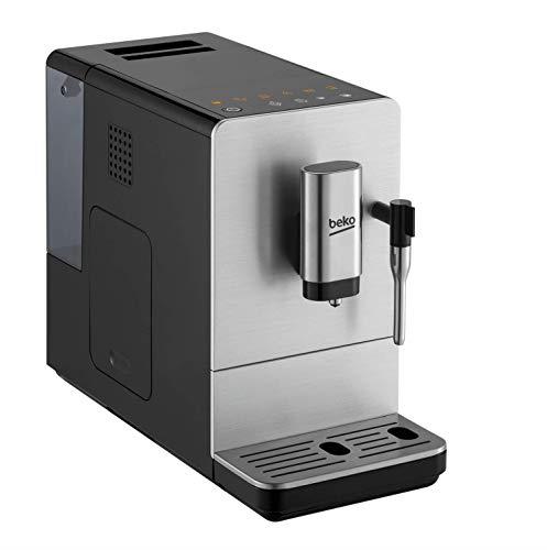 BEKO Bean to Cup Automated Espresso Coffee Machine with Milk Steamer CEG5311X, Stainless/Black