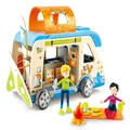 23pc Hape Wooden Adventure Van Set w/ Dolls Kids/Childrens Pretend Play Toy 3y+