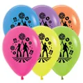Sempertex Disco Theme Neon Assorted Latex Balloons 30cm Size, 25 Piece