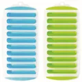 Avanti 12483 10 Cup Pop Release Ice Stick Tray 2-Pieces Set, Blue/Green 1.8 cm*29.0 cm*11.5 cm