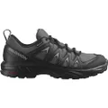 Salomon Women's X Braze GTX Trail Running and Hiking Shoe, Magnet/Black/Black, 10 US