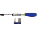 Eazypower 81966 9.5-Inch-12-Inch Push Pull Click Click Screwdriver/Drill Kit 1/4-Inch Hex with One-Inch Insert Bits