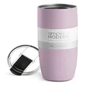 Simple Modern Travel Coffee Mug Insulated Stainless Steel Thermos Cup Voyager with Straw and Clear Flip Lid 20oz (590ml) Tumbler, Lavender Mist