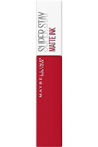 Maybelline New York Lipstick, Super Stay Matte Ink, Liquid, Matte and Long-Lasting, Number 325 Shot Caller, 5 ml