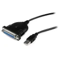 StarTech.com 6-Feet USB to DB25 Parallel Printer Adapter Cable ICUSB1284D25