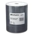 Verbatim 4.7GB up to 16x DataLifePlus White Inkjet Hub Printable Recordable Disc DVD-R 100-Disc Tape Wrap 97016