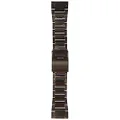 Garmin Quickfit Watch Band, Vented Carbon Gray Titanium Bracelet Carbon Gray DLC Titanium Band 26mm